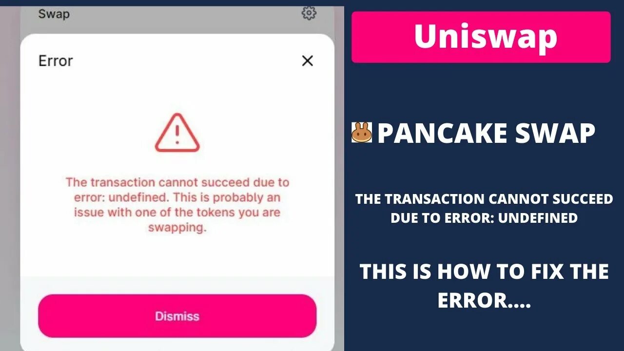 This swap may fail. Uniswap swap. панкейк свап. error swap. swap token.