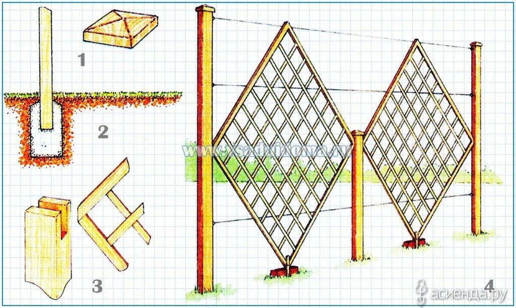 Сделать шпалеру своими руками пошаговая. Шпалера одноплоскостная схема. Шпалерные столбы для винограда. Шпалера "решетка угловая" ( в- 1,92 м, ш- 0,75 м). Пергола для винограда чертежи.