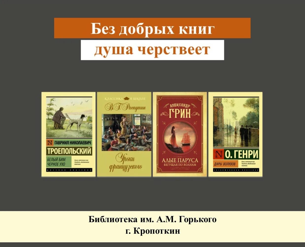 Без доброй книги