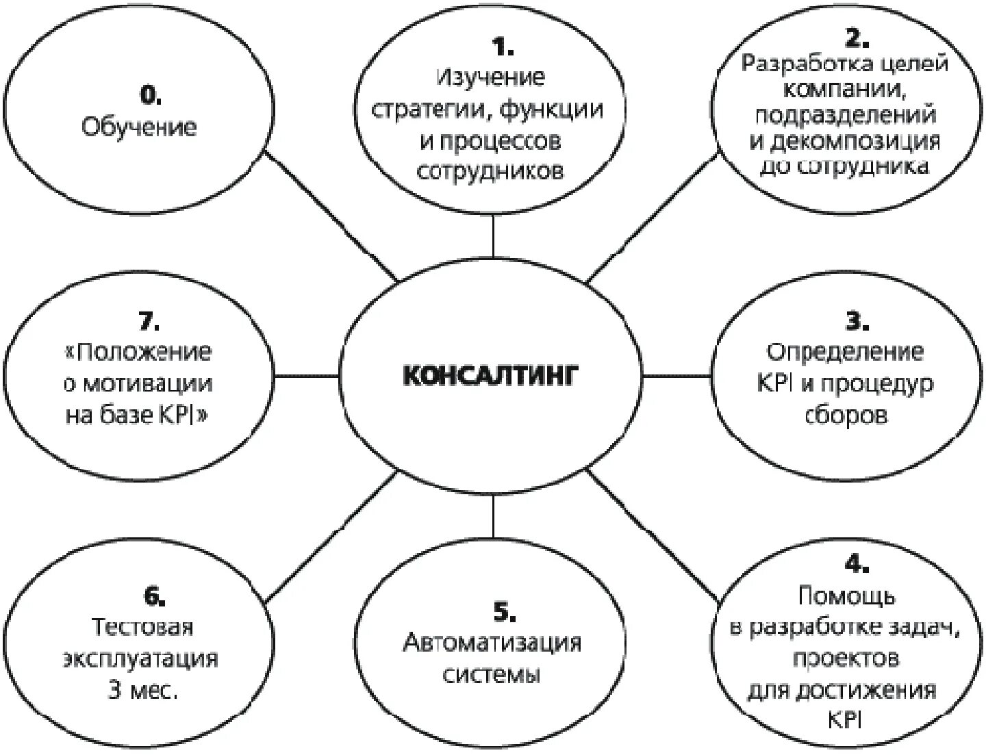 В организации с помощью разработанной