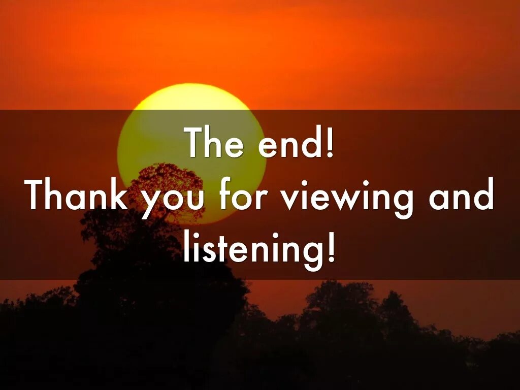 The end для презентации. The end thank you. The end thank you for Listening. The end thanks you for Listening. By the end of this year