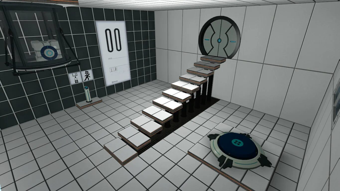 Portal 2 комната. Portal 1 и Portal 2. Portal 2 тестовые камеры. Portal 1 камера.