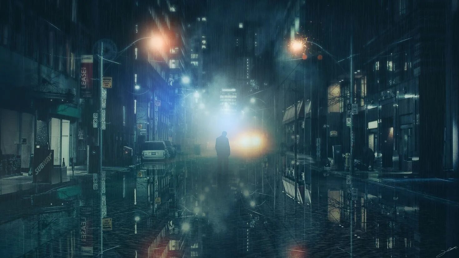 Киберпанк 2077 город Найт Сити. Город Найт Сити Cyberpunk 2077 ночь. Дождь ночью. Дождливый город.