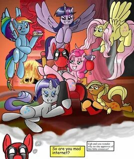 My Little Pony Deadpool Variant Cover by Mr-DarkBlade-You Think? 