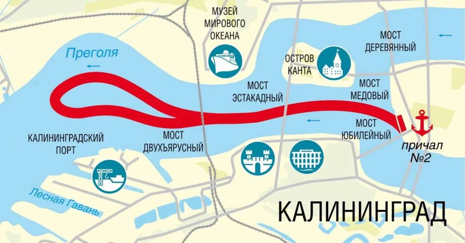 Показать границы калининграда