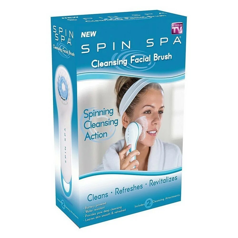 Spin Spa Cleansing facial Brush. Для умывания электрическая. Spin Cleansing face Brush. Spa cle.