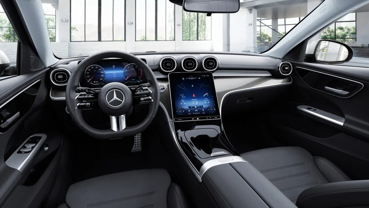 Новый с класс в россии. Mercedes Benz c class 2021 салон. Mercedes-Benz c 200 4matic. Mercedes c class 2022 Interior. Mercedes c200 4matic.