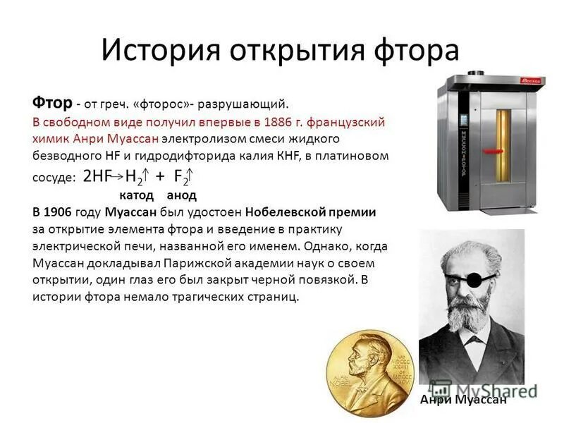 Фтор отличается от фтора