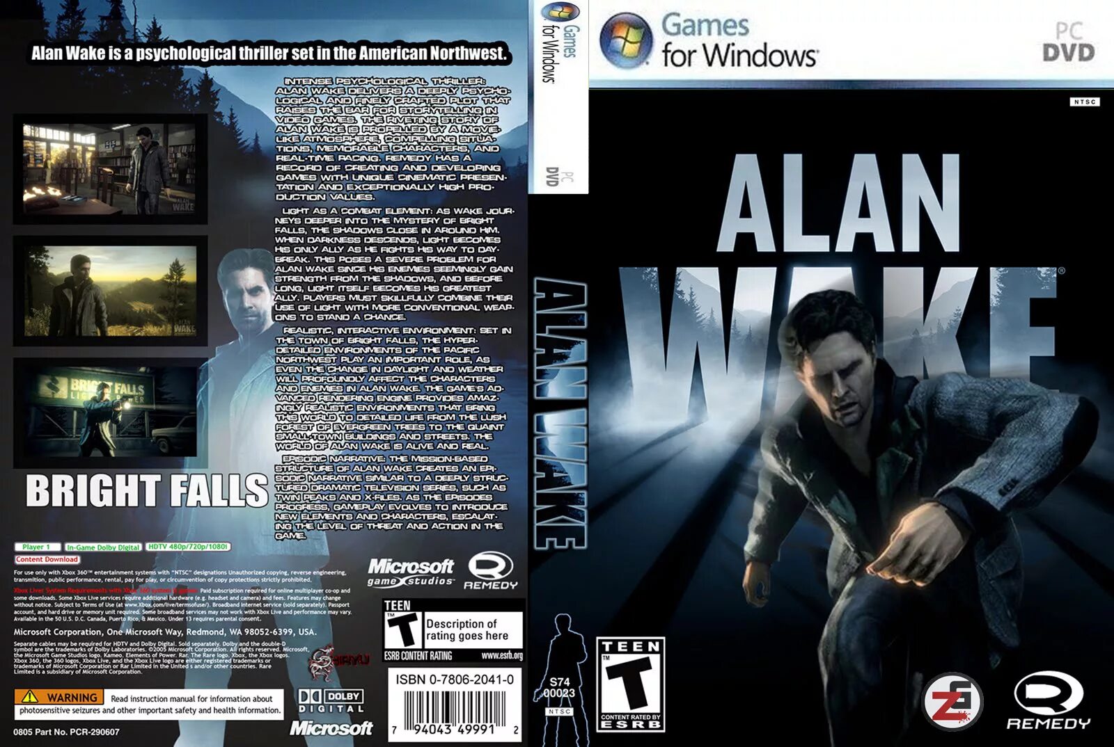 Пароль от компьютера alan wake. Alan wake xbox 360 cover. alan wake (xbox 360). alan wake xbox 360 обложка. alan wake 2 xbox.