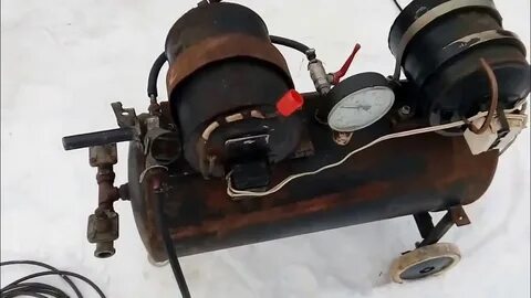 Компрессор из холодильного компрессора