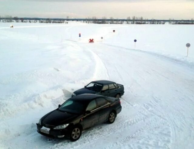 Нижнекамск через переправу