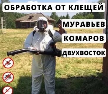 Обработка от клещей дымом