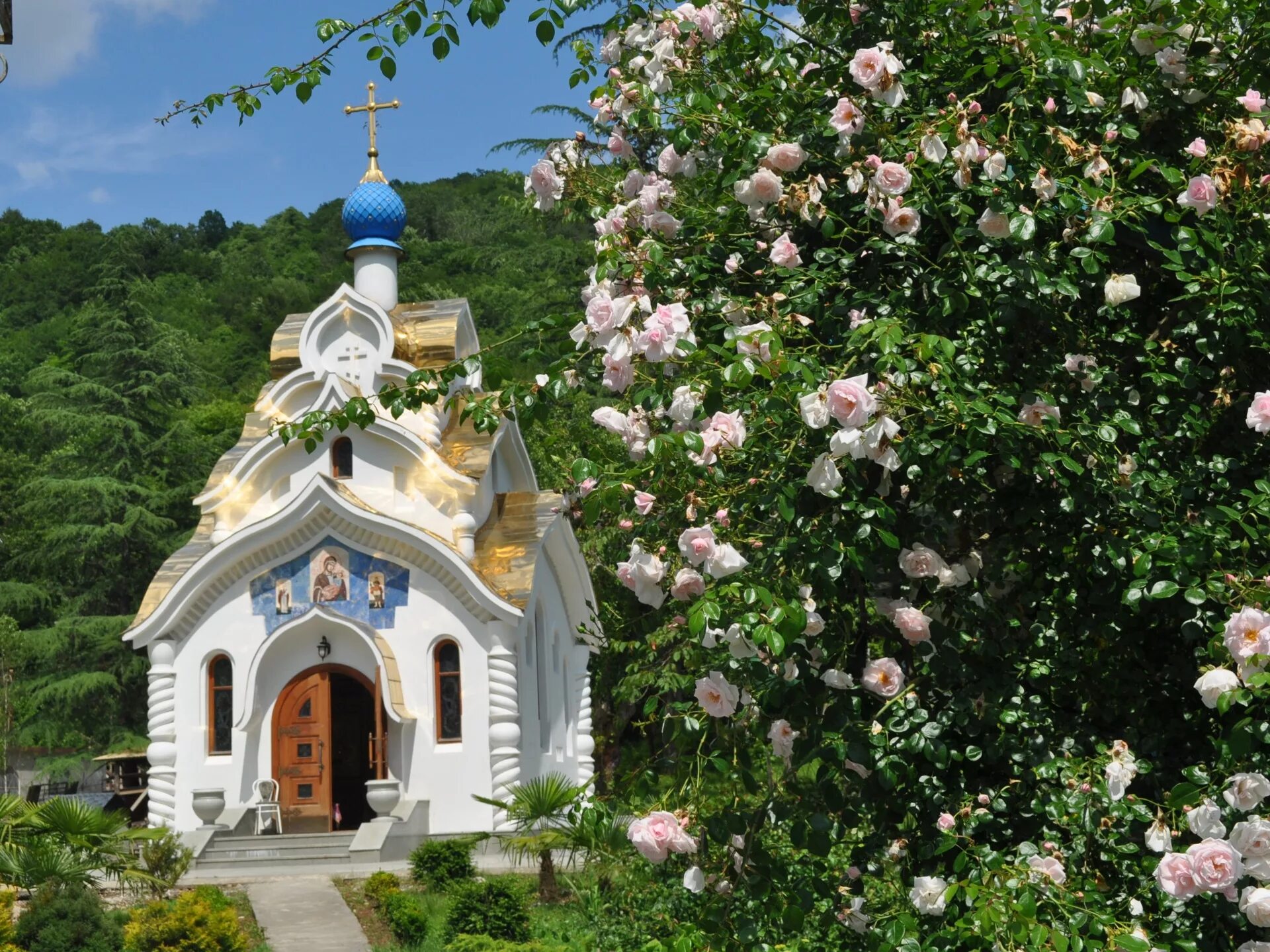 Женский храм фото Осень в Покровском женском монастыре Покровский ставропигиальный женский монас