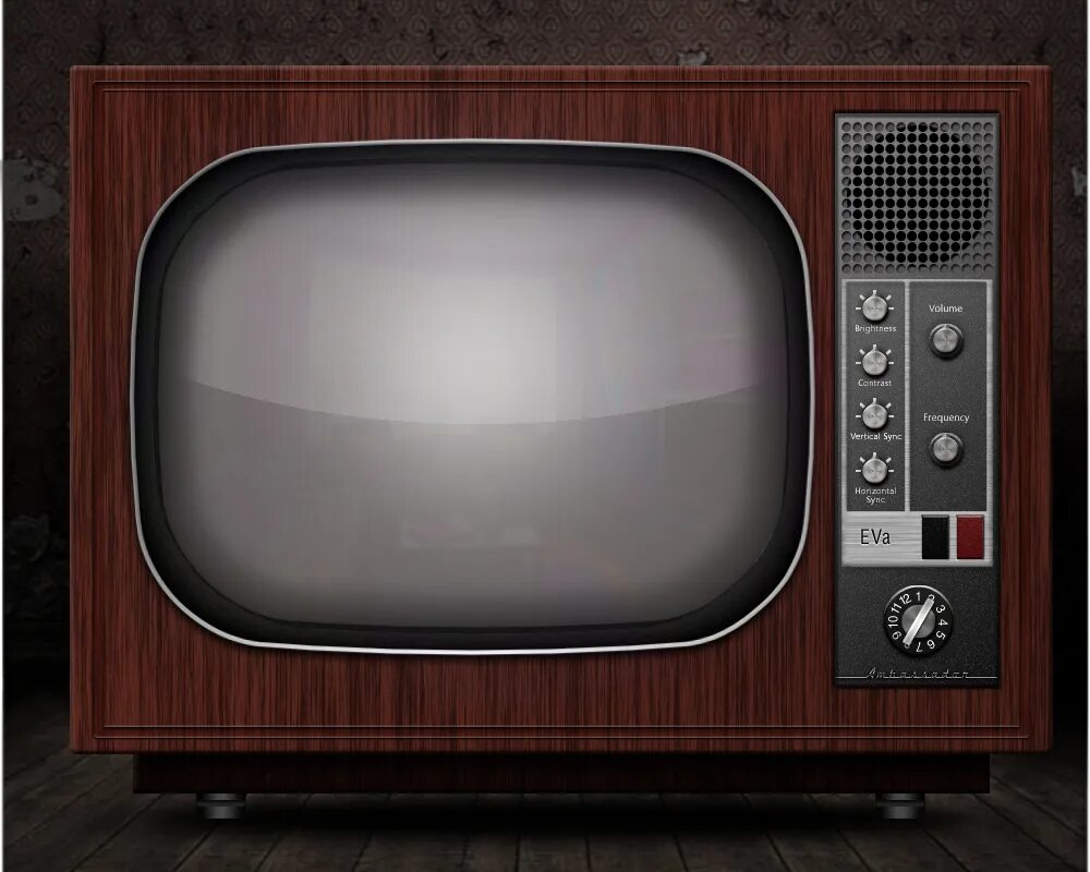 Старый телевизор 20 каналов
