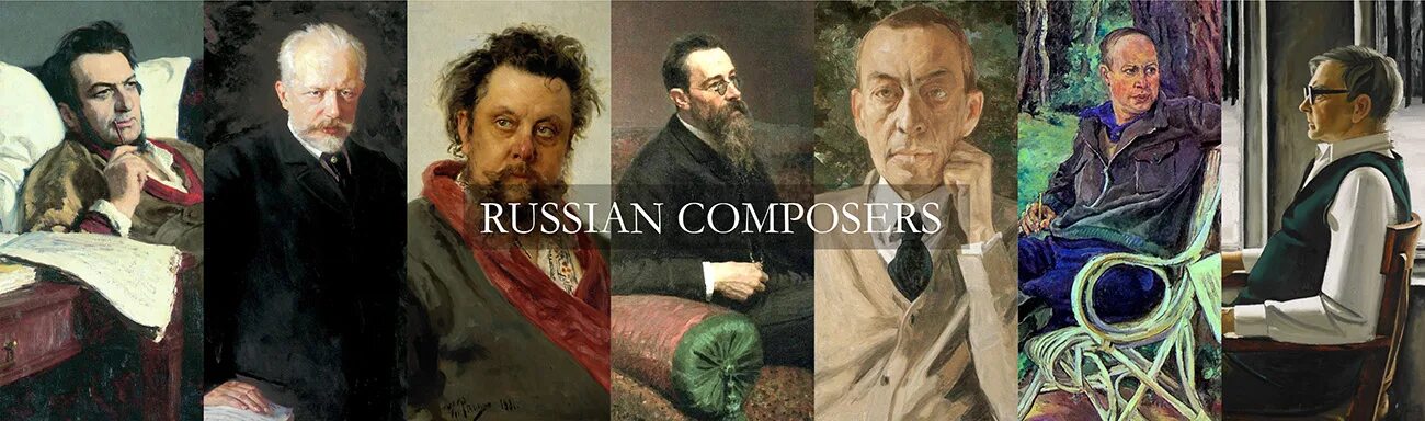 Русские композиторы 19 века. Русские композиторы. Great Russian Composers.