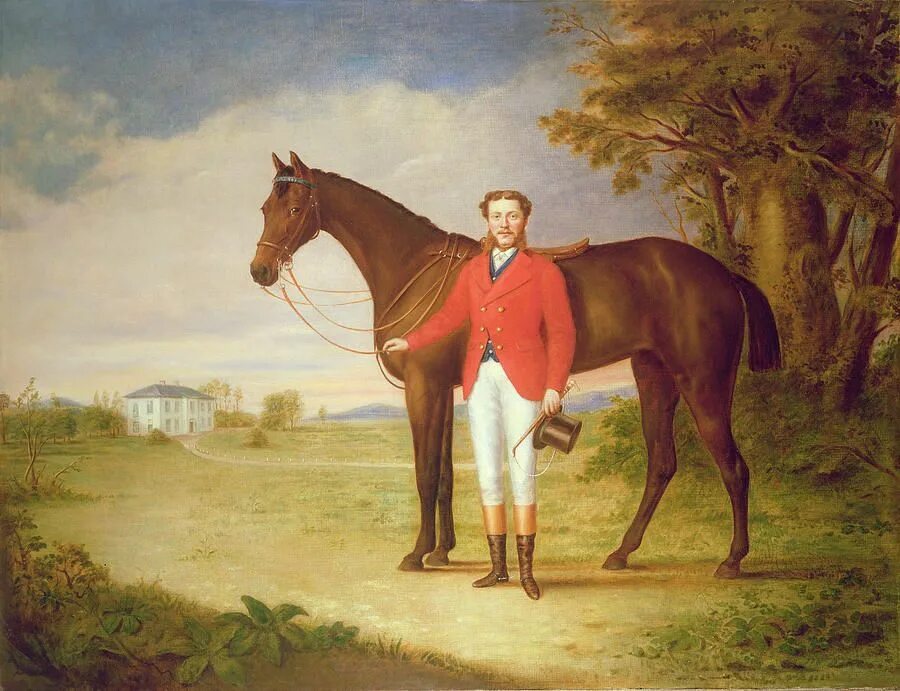 Конный портрет. Конюх 19 век. Портреты лошадей в живописи. Портрет мужчины и лошади.