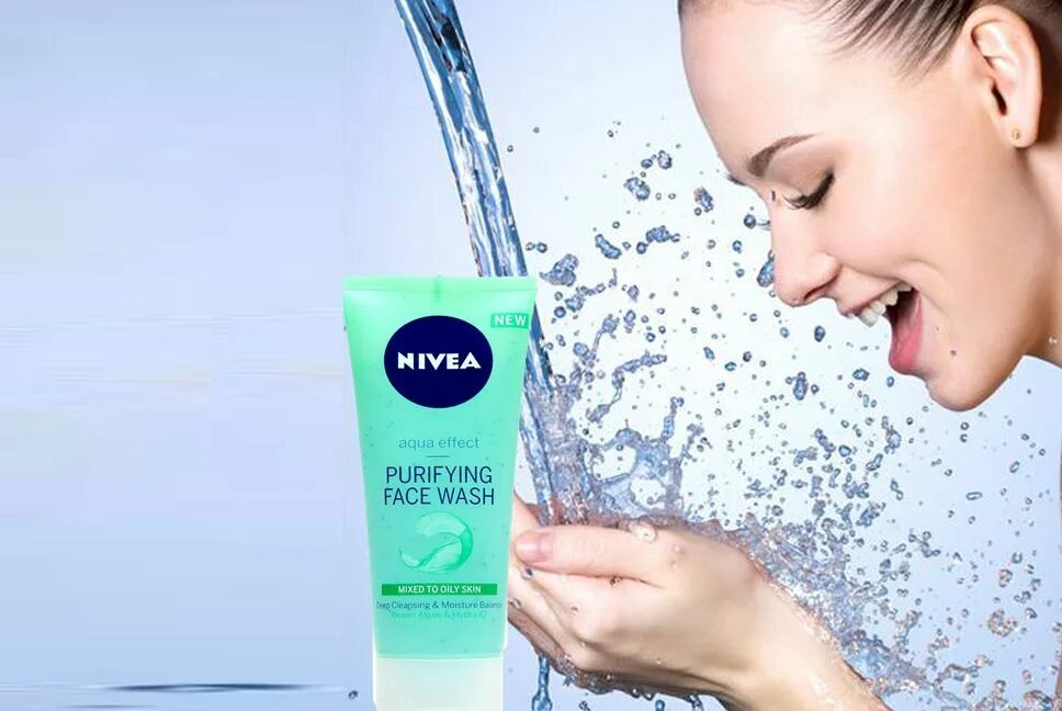 Wash эффект. Нивея Аква. Nivea Purifying. Лицо Wash. Nivea Aqua Effect.