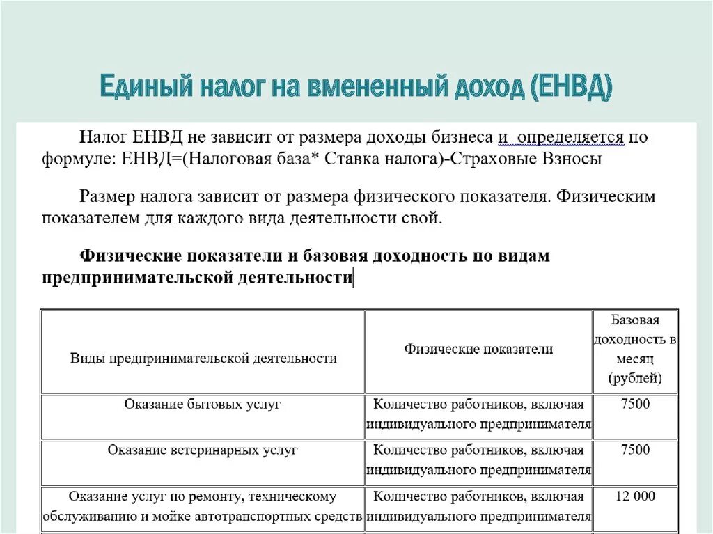 Налог на прибыль размер. Единый налог на вмененный доход (ЕНВД). Единый налог на вменяемый доход. Единый доход на вмененный доход налог на прибыль. Единый налог на вмененный доход плательщики.