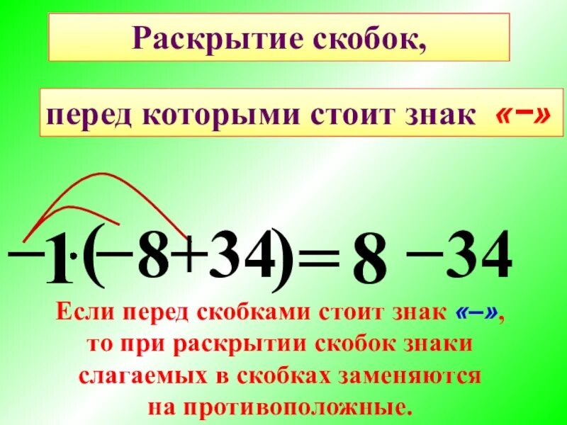 Деление двух отрицательных чисел. Раскрытие скобок. Как раскрывать скобки. Раскрытие скобок умножение. Раскрытие скобок если перед скобками умножение.