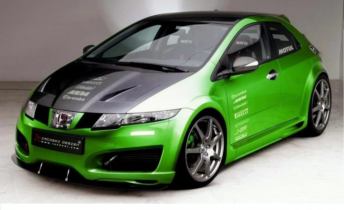 Тюнинга d. Honda Civic хэтчбек Tuning. Honda Civic 2006 Tuning. Honda Civic 5d лаймовый. Honda Civic хэтчбек 5 Tuning.