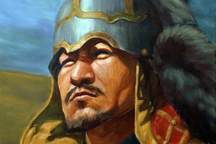Враги хана. Чингис Хан портрет.