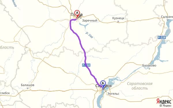 Сколько часов до саратова на машине. Саратов Пенза маршрут. Трасса Пенза Саратов маршрут. Карта Саратов Пенза. Саратов Пенза карта маршрута.