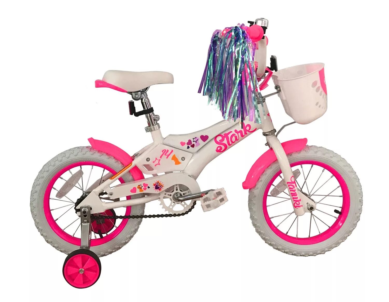 Купить детский велосипед 7 лет. Велосипед Stark Tanuki 14 girl. Велосипед детский Stark Tanuki. Старк велосипед 2018. Велосипед Stark детский розовый.