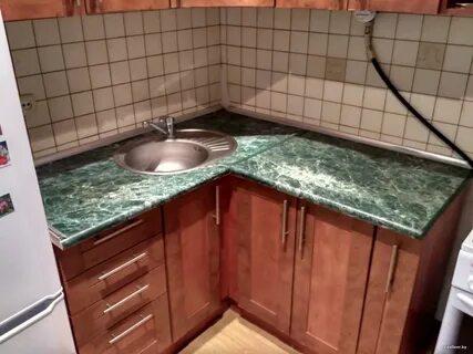 Поменять столешницу на кухне