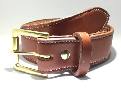 Leather belt