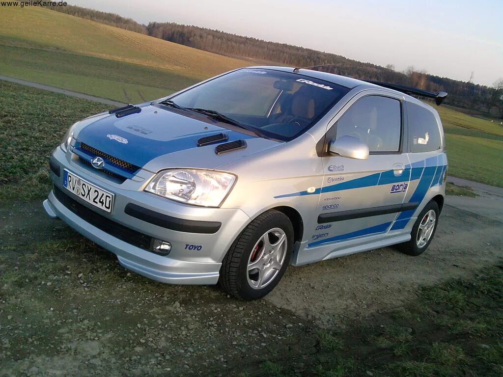 Hyundai Getz Cross 1.6 бензиновый 2010 черныжжж на DRIVE2