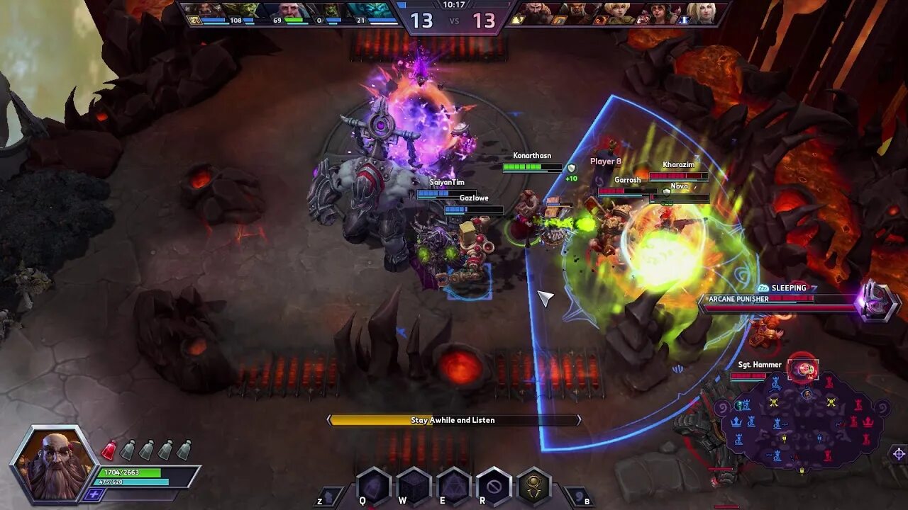 Hot gameplay. Heroes of the Storm геймплей. Hots Gameplay. Хотс Infernal Shrines. Декард хотс.