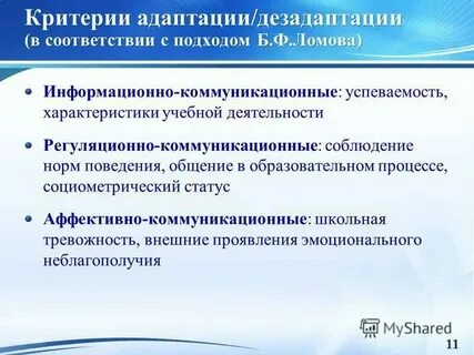 Критерии психических состояний