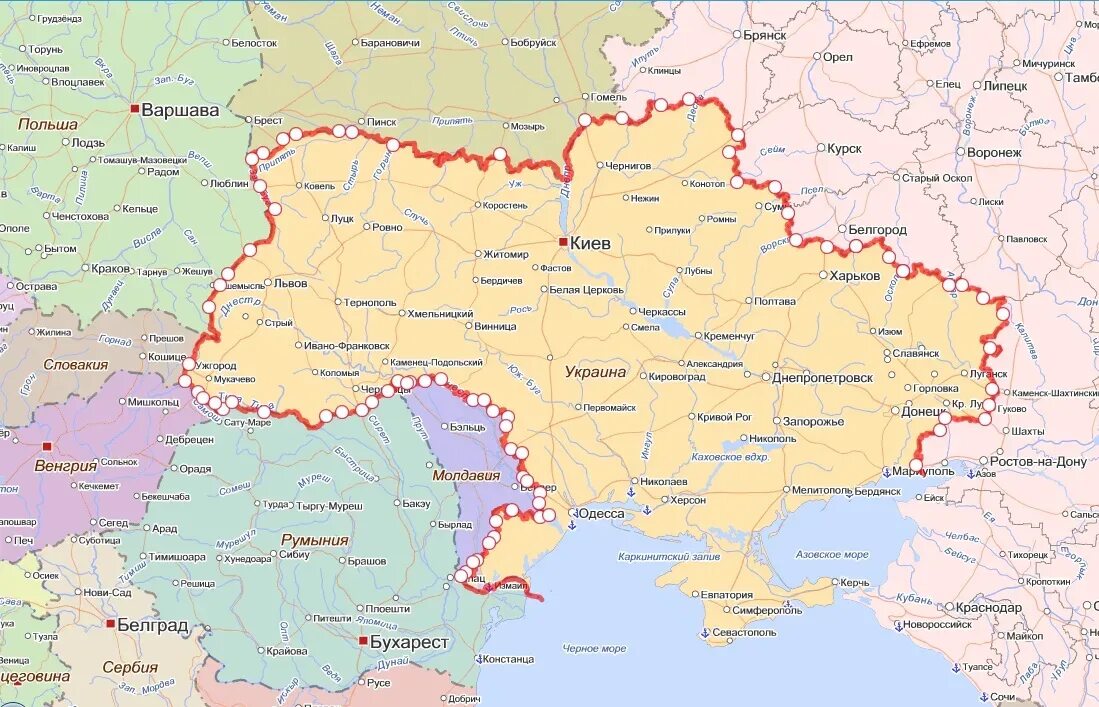 Граница России и Украины на карте. Карта России граница с Украиной на карте. Карта Украины границы с Россией карта Украины. Россия и Украина на карте граница с Россией.