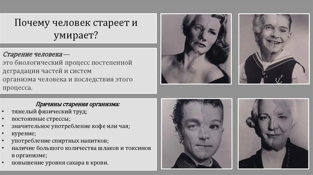 В каком возрасте человек стареет быстрее всего. В каком возрасте человек стареет быстрее всего