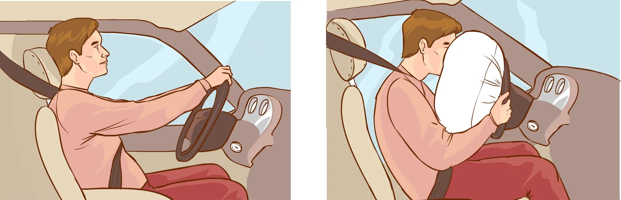 Про подушку безопасность. Безопасность автомобиля. Подушка безопасности в машине. Подушка безопасности для человека. Травматизм подушки безопасности.