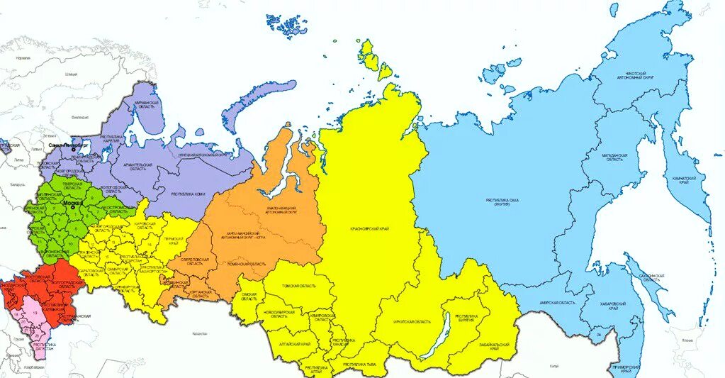 Отдельный насколько. Границы субъектов РФ на карте. Карта регионов России 2021. Карта России с субъектами. Субъекты РФ карты территории.