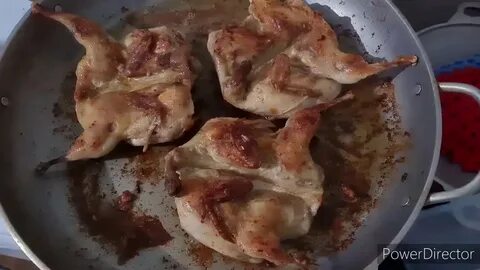 Вкусные перепела на сковороде