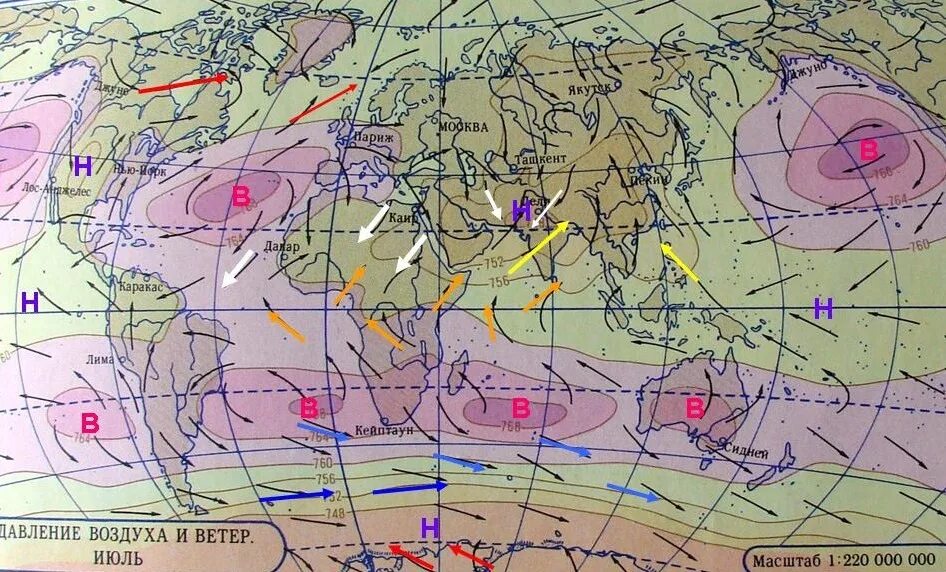 Направление ветра россия. Циклон на карте. Циклон и антициклон на карте. Барические центры. Карта воздушных потоков.