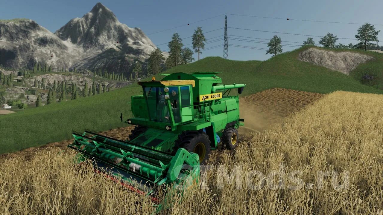Дон новая версия. FS 19 Дон 1500. Farming Simulator 19. Дон 1500б для ФС 19. Дон-1500б fs22.