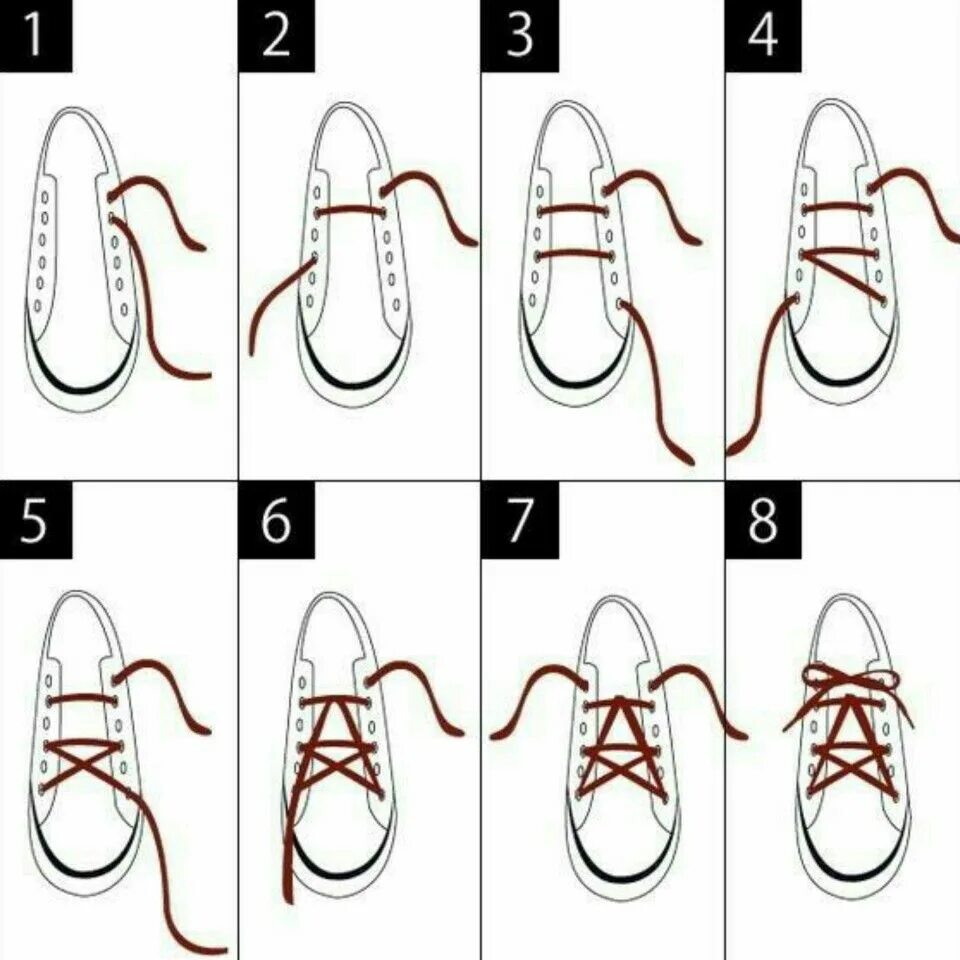Схема завязывания шнурков на кроссовках звезда. Красиво зашнуровать кроссовки схема. Типы шнурования шнурков на 5 схема. Схемы завязывания шнурков с 5 дырками. Покажи как завязать шнурки