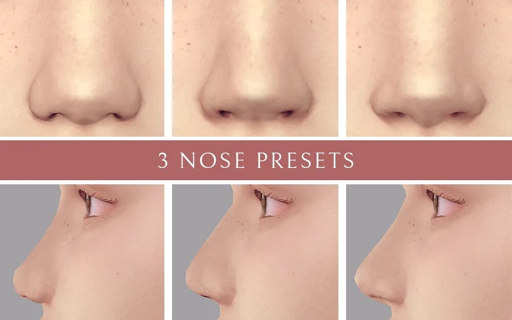 SIMS 4 nose presets. Слайдер носа симс 4. SIMS 4 пресеты губ. Формы носа. Слайдеры тела