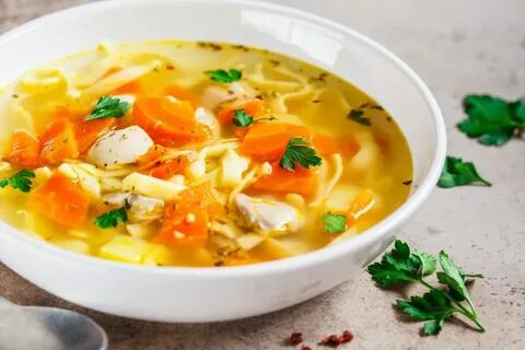 Суп с бедрышком курин