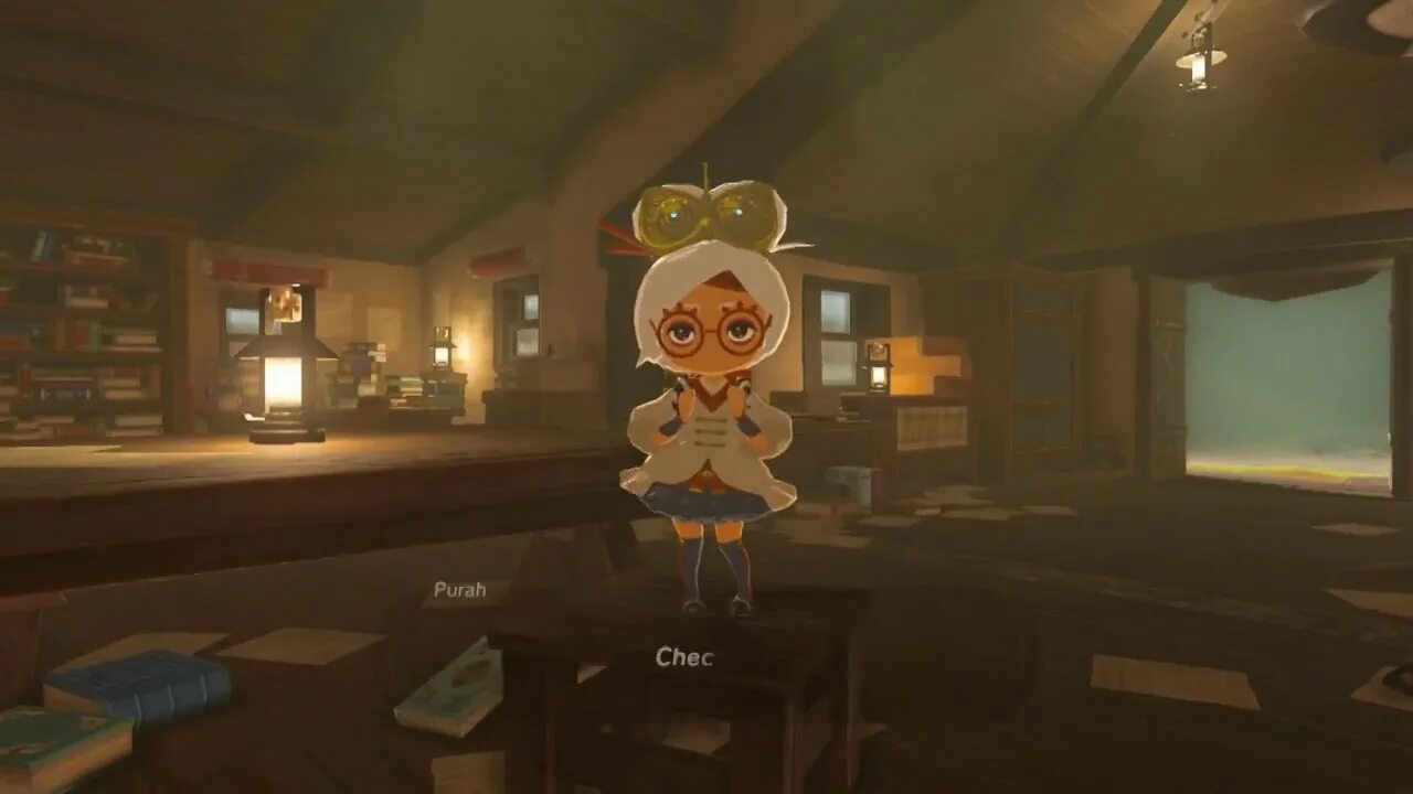 The legend of zelda purah. Purah BOTW. Пура Зельда. Zelda профессор Пура. Легенда о Зельде Purah.