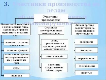 Лица участвующие в административном судопроизводстве