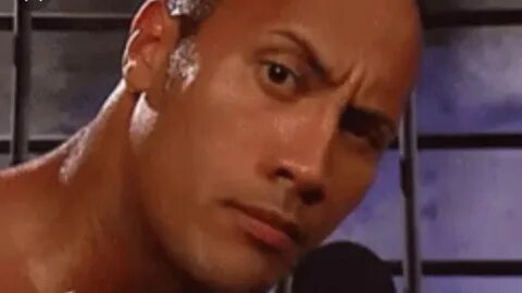 Dwayne johnson eyebrow gif