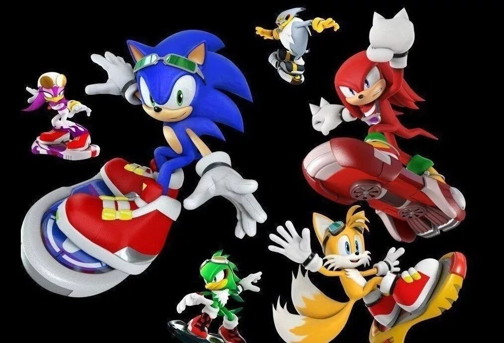 Песни соника игр. Sonic Riders 2 персонажи. Персонажи Соник ривалс.