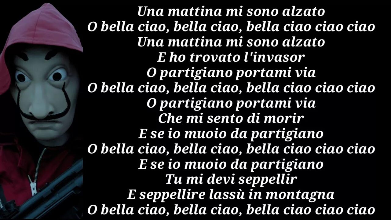 Bella Ciao текст на русском. Чао как переводится