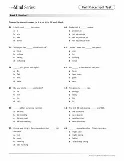 Pre intermediate test 9