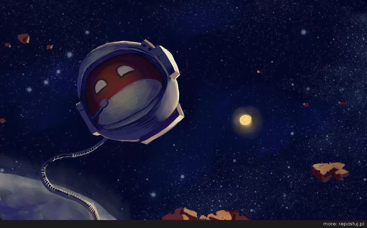 Can into space. Countryballs польша в космосе. countryhumans польша в космосе арт. мемы про польшу и космос. polandball can into space.