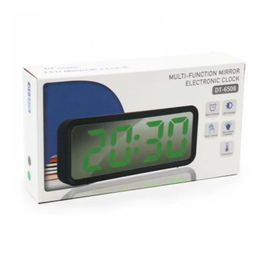 Multi function mirror electronic clock